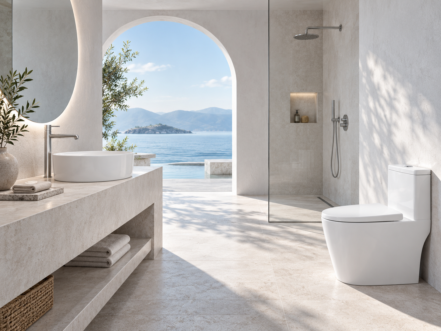 Hwani sanitary ware in a coordinated project bathroom