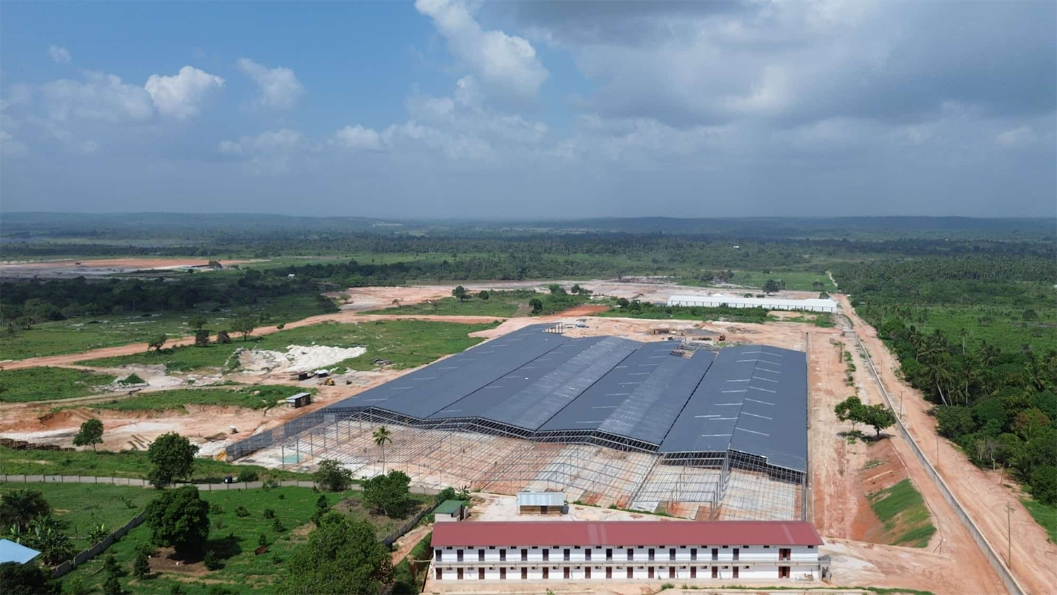 Large factory site under development