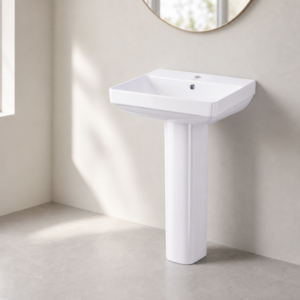 OLA-BASIN403or4202A basin with pedestal