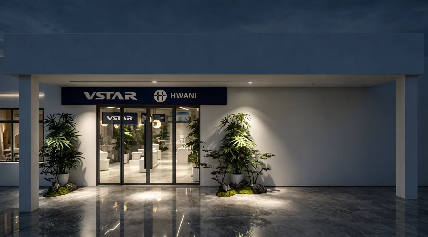HWANI VSTAR sanitary ware showroom
