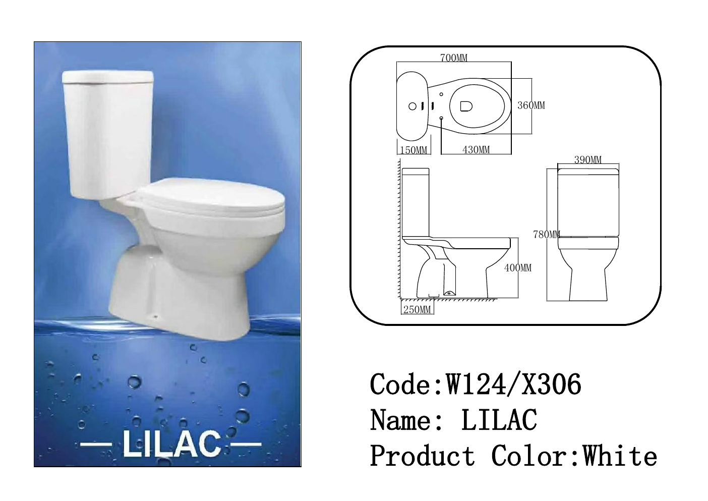 W124 dimension drawing technical drawing preview